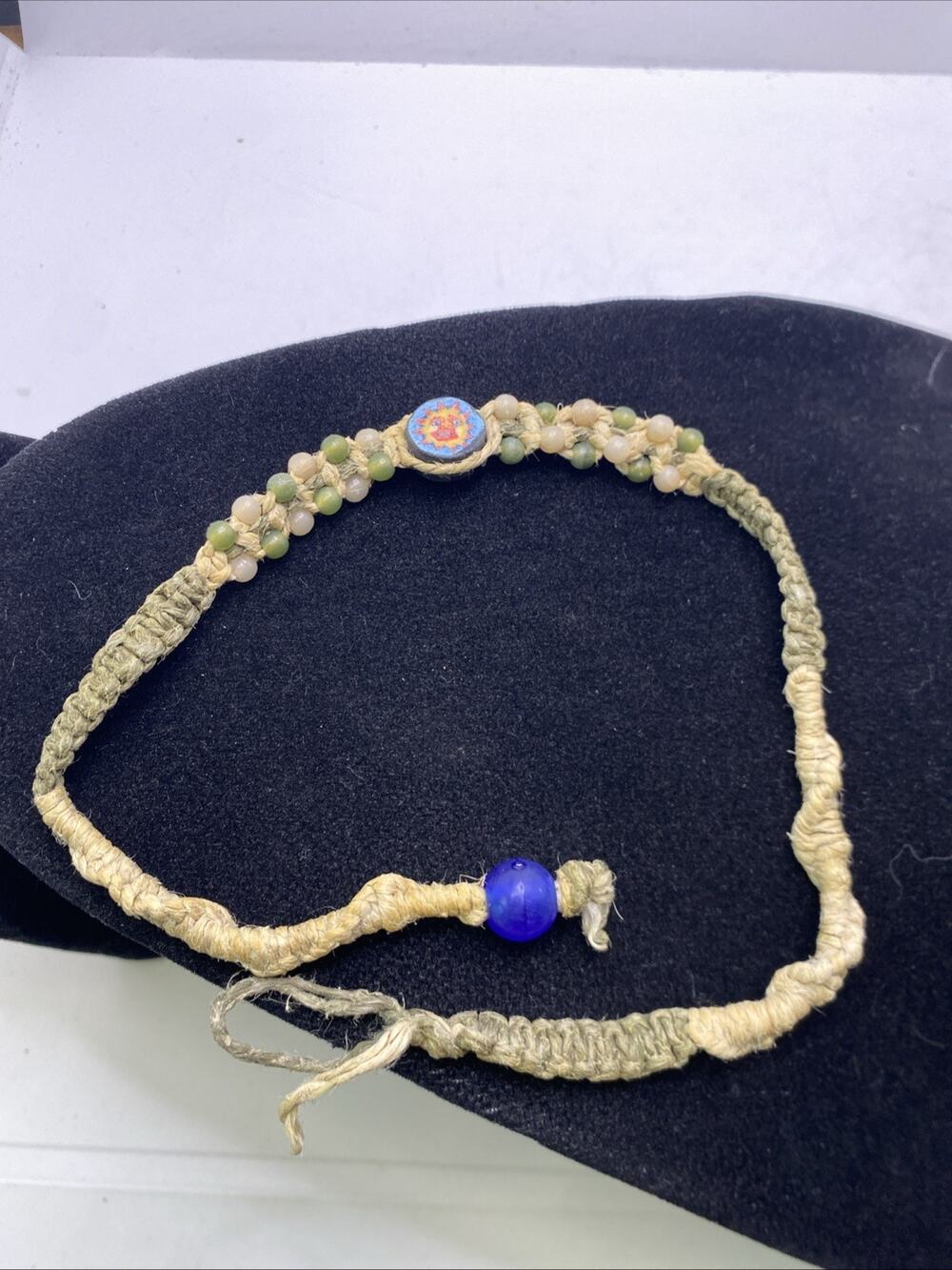 Womens Custom Painted Twine Bracelet